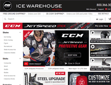 Tablet Screenshot of icewarehouse.com